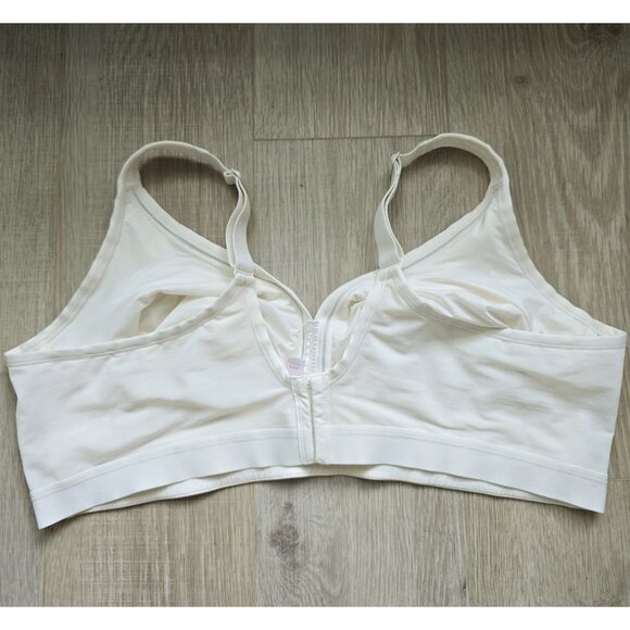 Cacique Ivory Unlined Unpadded No Wire Wireless Full Coverage Figure Bra 48DD - Picture 5 of 9